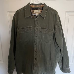 L.L. Bean Button Down Thick and Warm